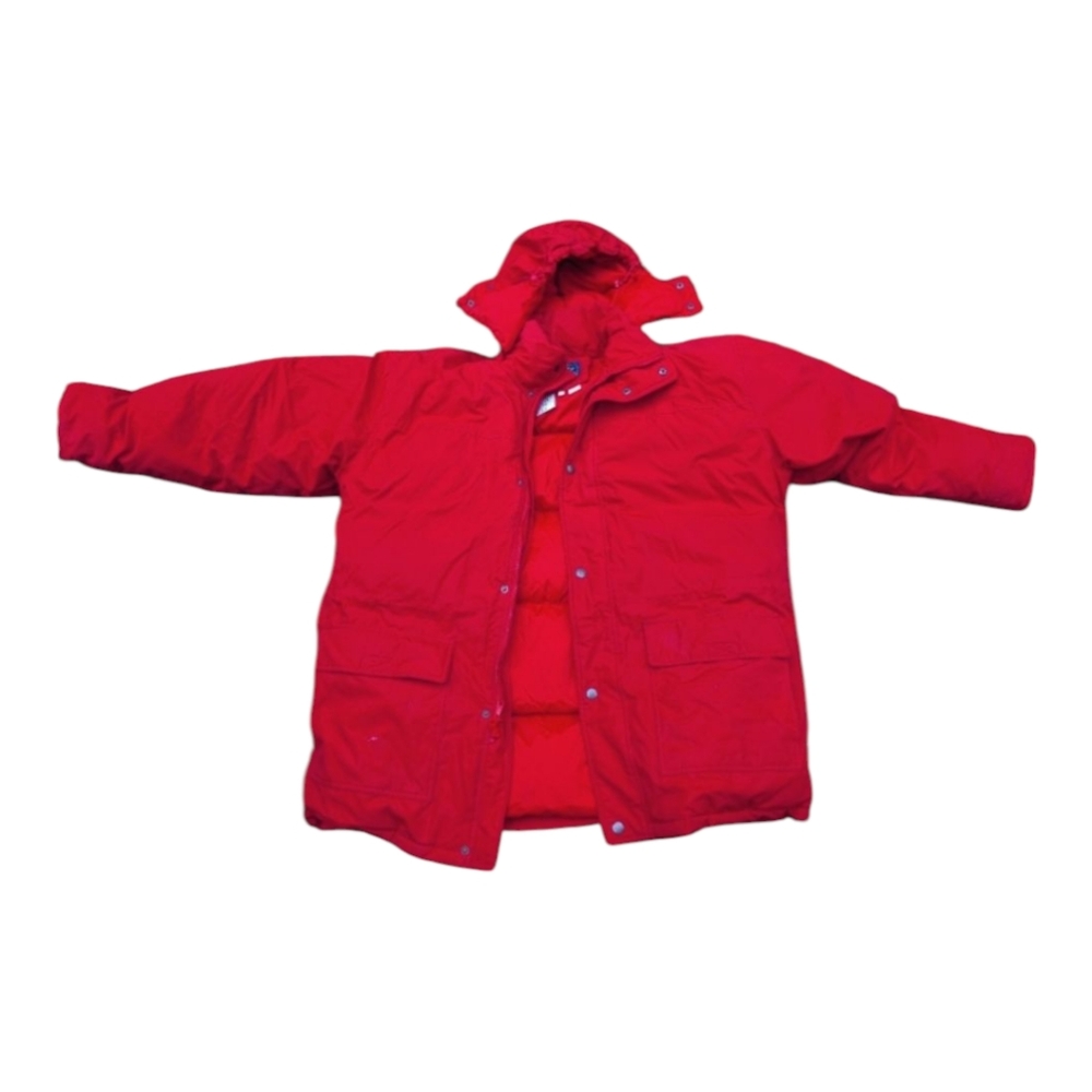 NWOT Pacific Crest Goose Down Snow Coat Cinch Hood Red